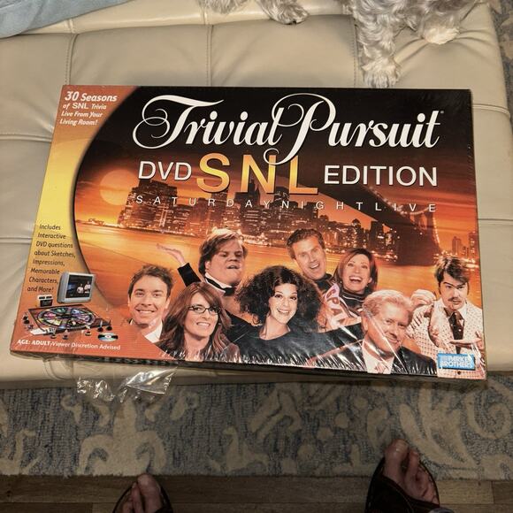 Trivial Pursuit SNL Saturday Night Live DVD Edition Game, BRAND NEW SEALED BOX - Picture 1 of 4